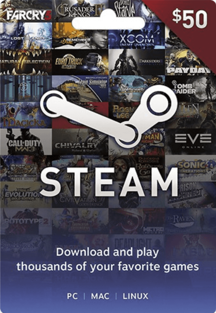 what is the difference in steam gift cards for pc and mac and linux