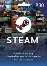 URcdkey.com, Steam Gift Card 30 USD Official Steam Gift Card 30 USD