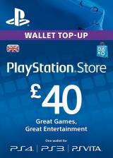 URcdkey.com, Play Station Network 40 GBP UK Official Play Station Network 40 GBP UK