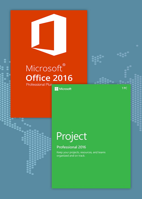 Official Office2016 Professional Plus + Project Professional 2016 CD Key Pack Office2016 Professional Plus + Project Professional 2016 CD Key Pack
