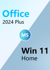 Official MS Win 11 Home OEM + MS Office2024 Professional Plus CD Key Pack