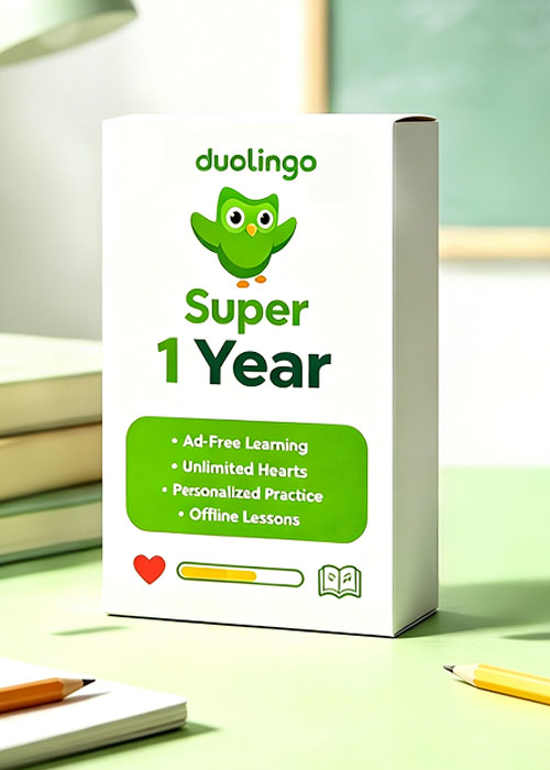 urcdkey, Super Duolingo 1 Year Subscription