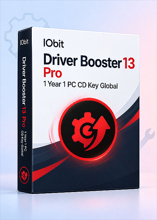 urcdkey, IObit Driver Booster 13 Pro 1 Year 1 PC CD Key Global