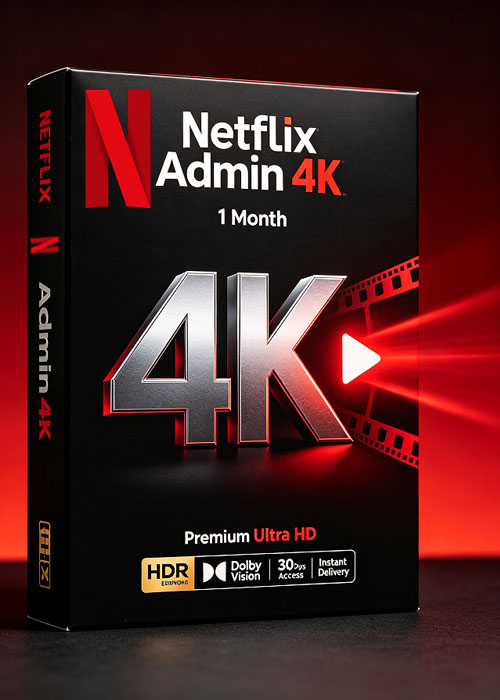 Netflix Admin 4K 1Month