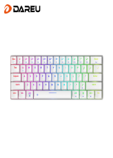 URcdkey.com, Dareu EK861 Tri-mode Connection 100% Hotswap 61 Key ABS Keycap RGB LED Backlit Mechanical Keyboard with 1900mAh Built-in Battery Official Dareu EK861 Tri-mode Connection 100% Hotswap 61 Key ABS Keycap RGB LED Backlit Mechanical Keyboard with 1900mAh Built-in Battery