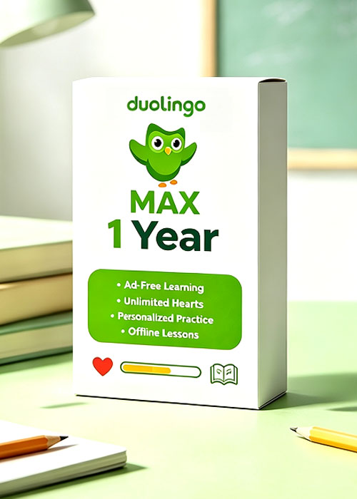 urcdkey, Super Duolingo MAX 1 Year Subscription